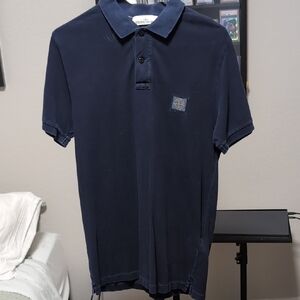 Stone Island Blue Polo Shirt Classic Style